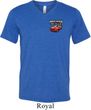Mens Dodge American Made Muscle Pocket Print Tri Blend V-neck Shirt