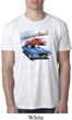 Mens Dodge American Muscle Blue and Red Burnout Shirt