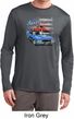Mens Dodge American Muscle Blue and Red Dry Wicking Long Sleeve Shirt