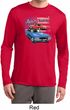 Mens Dodge American Muscle Blue and Red Dry Wicking Long Sleeve Shirt