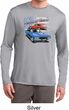 Mens Dodge American Muscle Blue and Red Dry Wicking Long Sleeve Shirt
