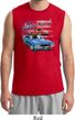 Mens Dodge American Muscle Blue and Red Muscle Shirt