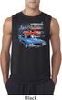 Mens Dodge American Muscle Blue and Red Sleeveless Shirt