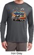 Mens Dodge Blue and Orange Super Bee Dry Wicking Long Sleeve