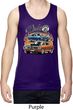 Mens Dodge Blue and Orange Super Bee Dry Wicking Tank Top