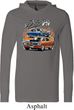 Mens Dodge Blue and Orange Super Bee Lightweight Hoodie