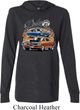 Mens Dodge Blue and Orange Super Bee Lightweight Hoodie