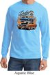 Mens Dodge Blue and Orange Super Bee Long Sleeve