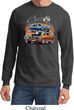 Mens Dodge Blue and Orange Super Bee Long Sleeve