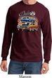 Mens Dodge Blue and Orange Super Bee Long Sleeve