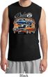 Mens Dodge Blue and Orange Super Bee Muscle Shirt