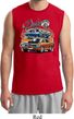 Mens Dodge Blue and Orange Super Bee Muscle Shirt