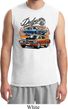 Mens Dodge Blue and Orange Super Bee Muscle Shirt