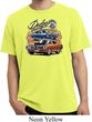 Mens Dodge Blue and Orange Super Bee Pigment Dyed T-shirt