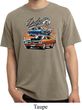 Mens Dodge Blue and Orange Super Bee Pigment Dyed T-shirt