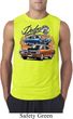 Mens Dodge Blue and Orange Super Bee Sleeveless Shirt