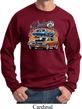 Mens Dodge Blue and Orange Super Bee Sweatshirt