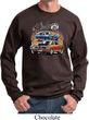 Mens Dodge Blue and Orange Super Bee Sweatshirt