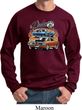 Mens Dodge Blue and Orange Super Bee Sweatshirt