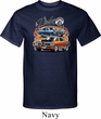 Mens Dodge Blue and Orange Super Bee Tall T-shirt