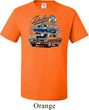 Mens Dodge Blue and Orange Super Bee Tall T-shirt