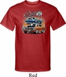 Mens Dodge Blue and Orange Super Bee Tall T-shirt