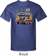 Mens Dodge Blue and Orange Super Bee Tall T-shirt