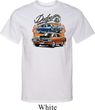 Mens Dodge Blue and Orange Super Bee Tall T-shirt