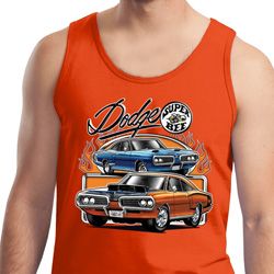 Mens Dodge Blue and Orange Super Bee Tank Top Mens Dodge Blue and Orange Super Bee Tank Top