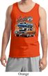 Mens Dodge Blue and Orange Super Bee Tank Top