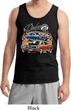 Mens Dodge Blue and Orange Super Bee Tank Top