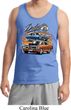 Mens Dodge Blue and Orange Super Bee Tank Top