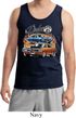 Mens Dodge Blue and Orange Super Bee Tank Top