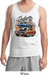 Mens Dodge Blue and Orange Super Bee Tank Top