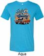 Mens Dodge Blue and Orange Super Bee Tri Blend Tee