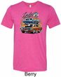 Mens Dodge Blue and Orange Super Bee Tri Blend Tee