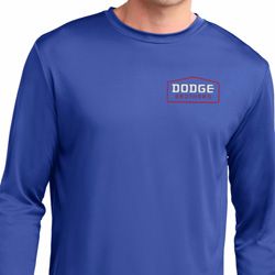 Mens Dodge Brothers Pocket Print Dry Wicking Long Sleeve Shirt Mens Dodge Brothers Pocket Print Dry Wicking Long Sleeve Shirt