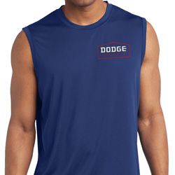 Mens Dodge Brothers Pocket Print Sleeveless Dry Wicking Shirt Mens Dodge Brothers Pocket Print Sleeveless Dry Wicking Shirt