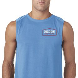 Mens Dodge Brothers Pocket Print Sleeveless Shirt Mens Dodge Brothers Pocket Print Sleeveless Shirt