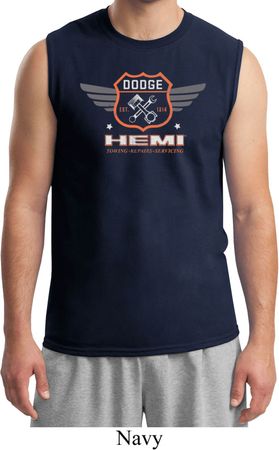 Mens Dodge Garage Hemi Muscle Shirt