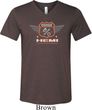 Mens Dodge Garage Hemi Tri Blend V-neck Shirt