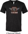 Mens Dodge Garage Hemi Tri Blend V-neck Shirt