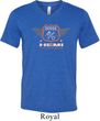 Mens Dodge Garage Hemi Tri Blend V-neck Shirt