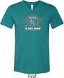 Mens Dodge Garage Hemi Tri Blend V-neck Shirt