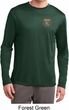 Mens Dodge Garage Pocket Print Dry Wicking Long Sleeve Shirt