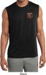 Mens Dodge Garage Pocket Print Sleeveless Dry Wicking Shirt