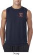 Mens Dodge Garage Pocket Print Sleeveless Shirt