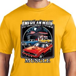 Mens Dodge Shirt Chrysler American Made Moisture Wicking Tee T-Shirt Mens Dodge Shirt Chrysler American Made Moisture Wicking Tee T-Shirt