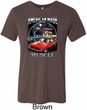 Mens Dodge Shirt Chrysler American Made Tri Blend Crewneck Tee T-Shirt