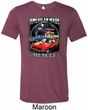 Mens Dodge Shirt Chrysler American Made Tri Blend Crewneck Tee T-Shirt